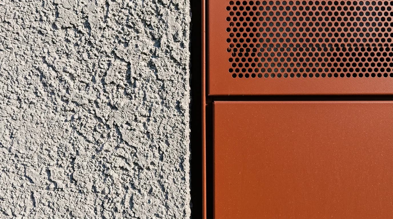 Plaster texture in detail – Visualization